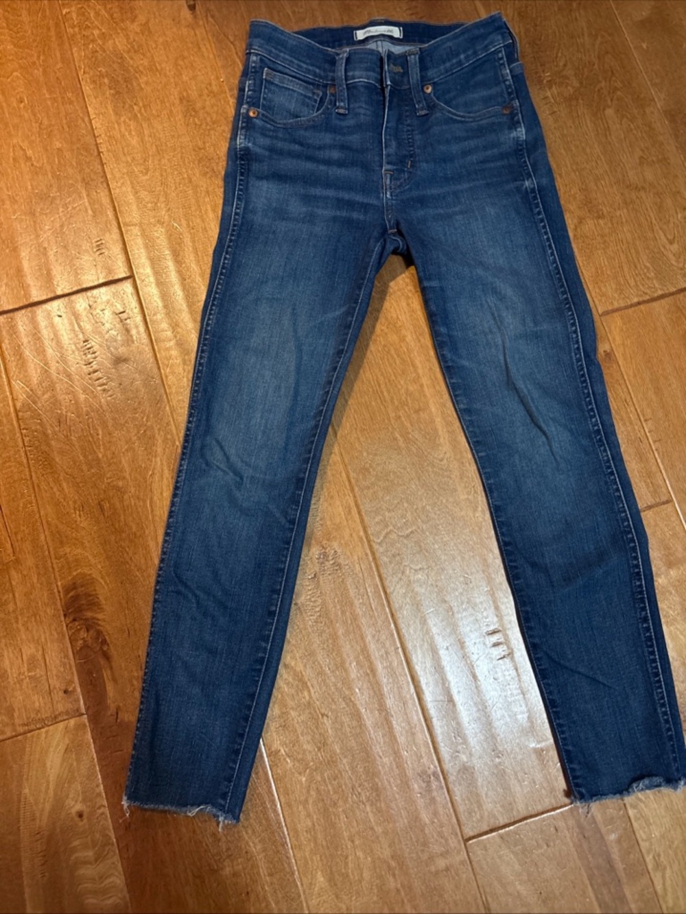 Madewell Women’s Dark Blue Skinny Jeans 25P, 9 in. High-rise